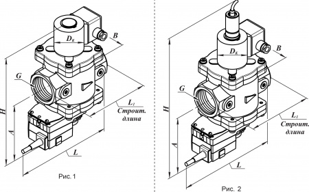 Муфтовые DN 40, 50, с электроприводом регулятора расхода (привод LM24A-SR, GDB161.1E - управление 0...10 В) 