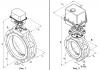 Заслонки регулирующие дроссельного типа DN 150-300, стальные, с электроприводом (пропорциональное регулирование, привод SP0, SP1)