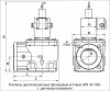 Клапаны электромагнитные двухпозиционные фланцевые DN 40-100, угловые, с датчиком положения 